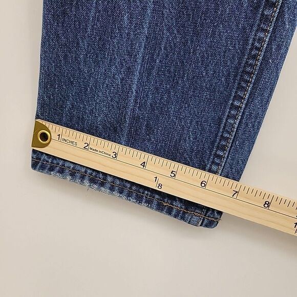 Bullhead Mens Jeans Actual Size 32x28 Dillon Skinny Frayed Hems Distressed - Picture 13 of 14